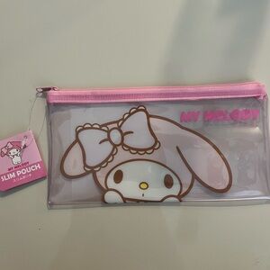 My Melody Pink Zip Pouch/ Pencil Case Bag Brand New